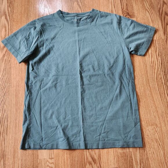 Original Use Pullover Tshirt Medium Casual Tee Crew Neck Short Sleeve Teal Green - Picture 5 of 5